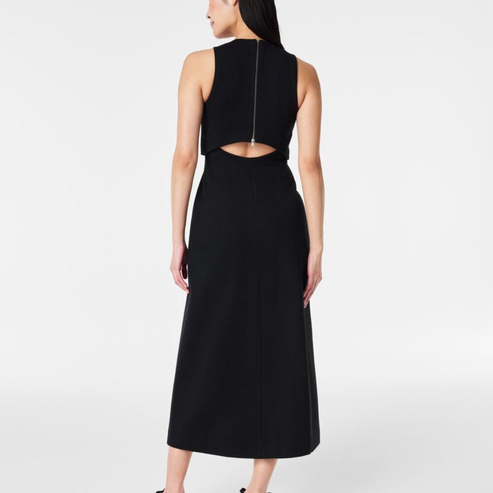 NWT Spanx Ponte Overlay Dress - Black - Size L